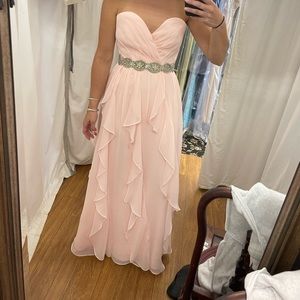 Pink bridesmaid dress